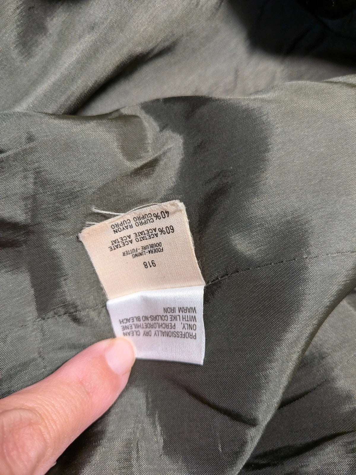 Tailleur donna Persona verde scuro in lana vergine