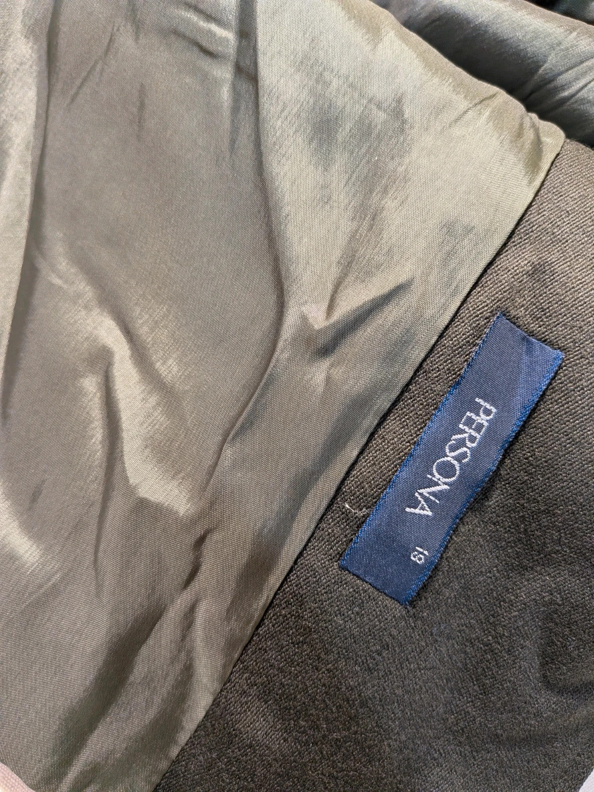 Tailleur donna Persona verde scuro in lana vergine