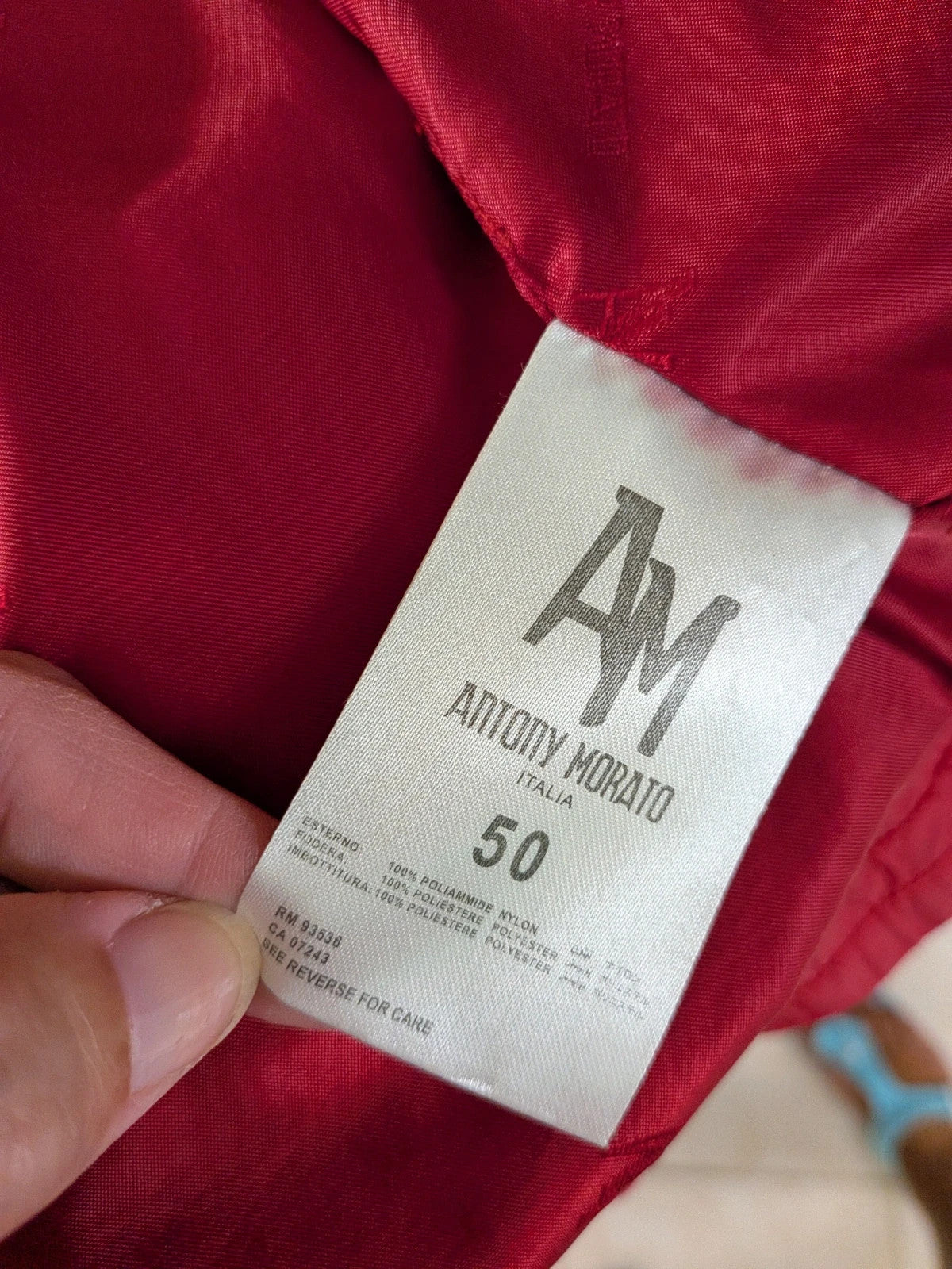 Giubbotto uomo Antony Morato rosso 2 in 1