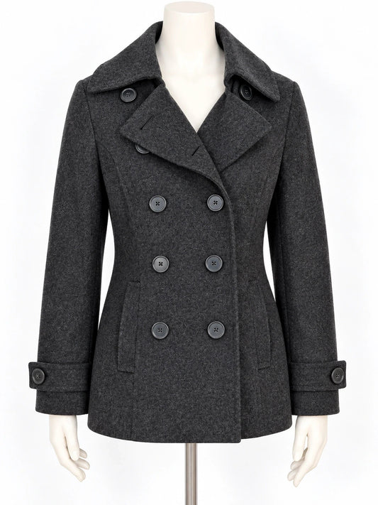 Cappotto caban donna L.O.G.G. grigio scuro