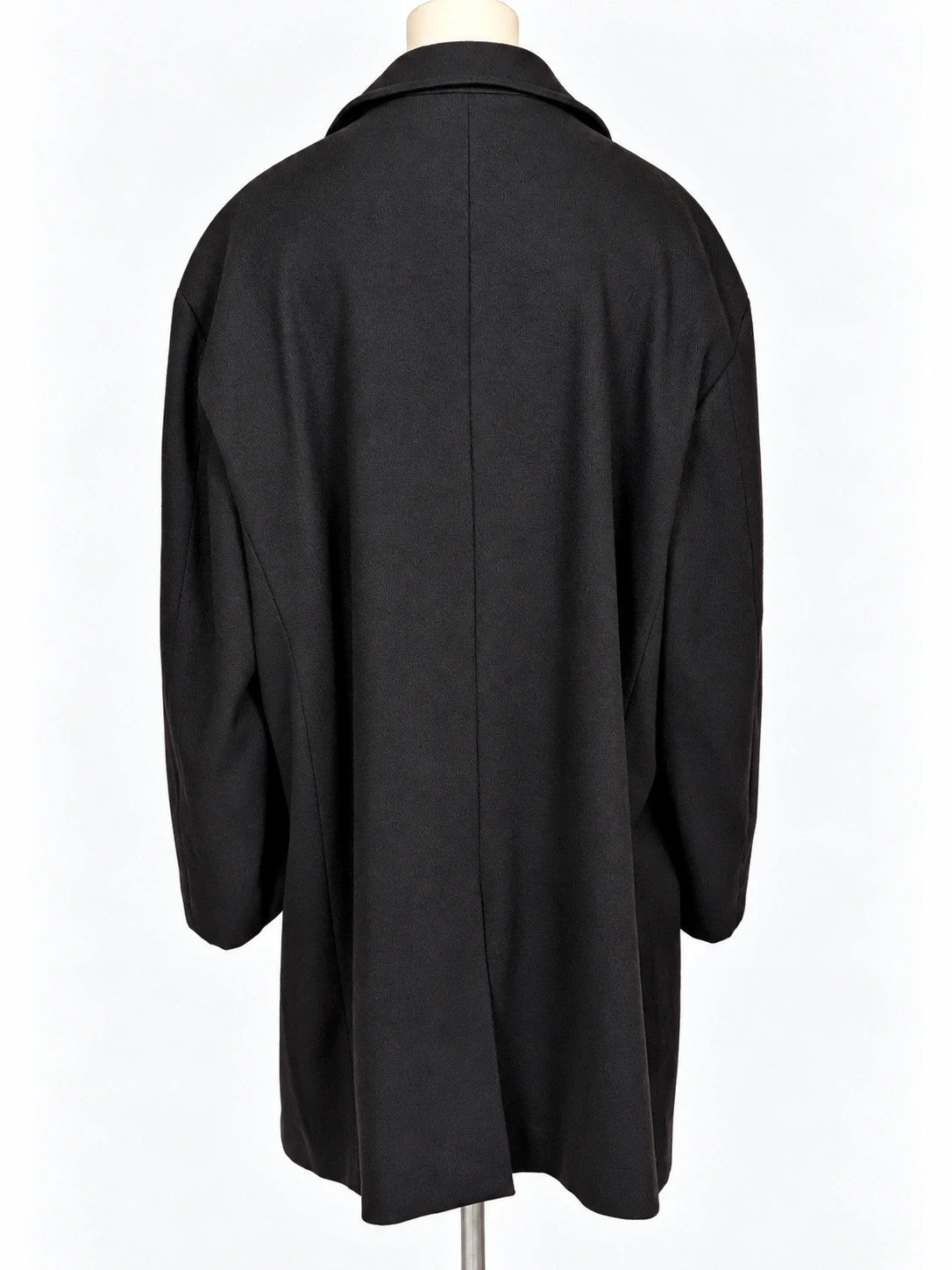 Cappotto uomo Nostar nero in misto lana, tre bottoni