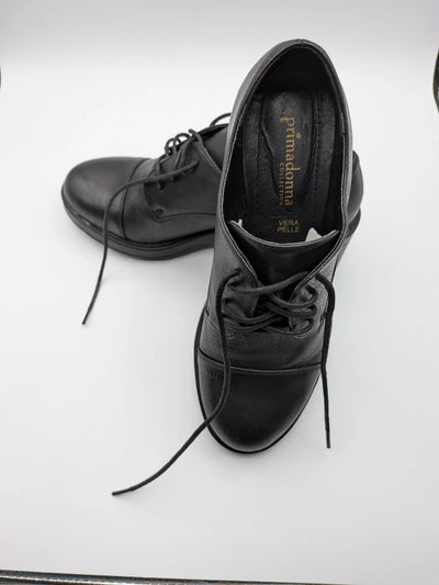 Scarpe stringate donna nere in vera pelle Primadonna Collection – N. 38