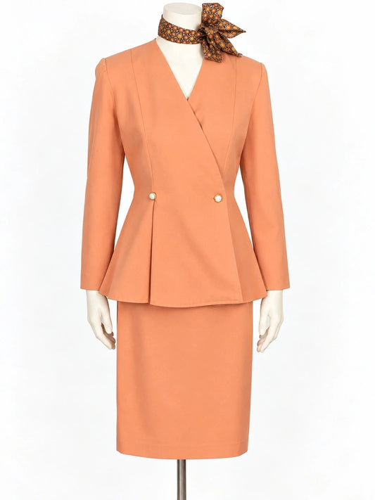 Tailleur donna vintage color pesca - foto 1