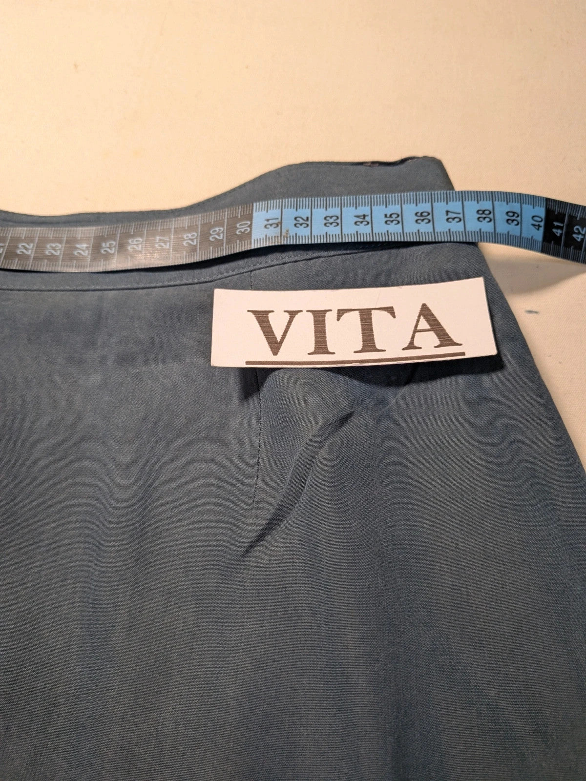Tailleur donna grigio ottanio con giacca monopetto e gonna a tubino - foto 8
