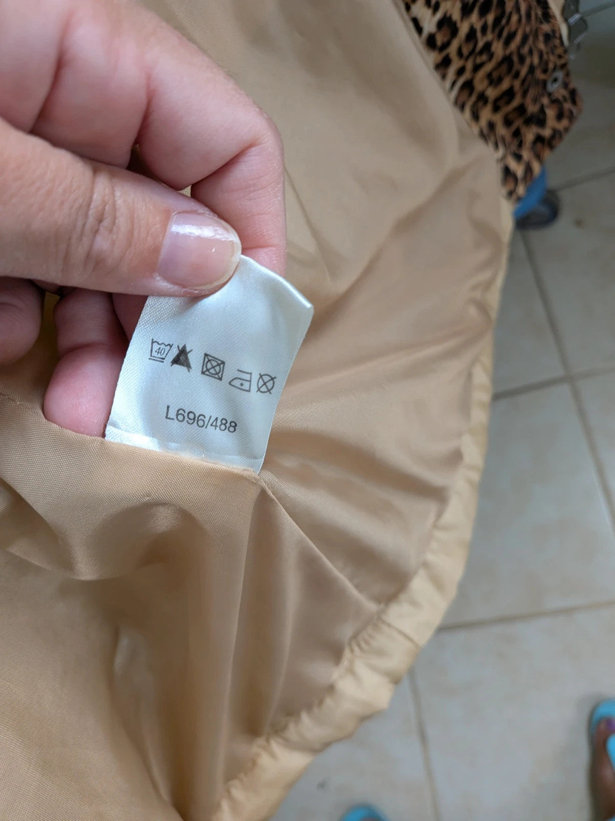 Giubbino donna Lady's Collection beige con dettagli maculati - foto 5