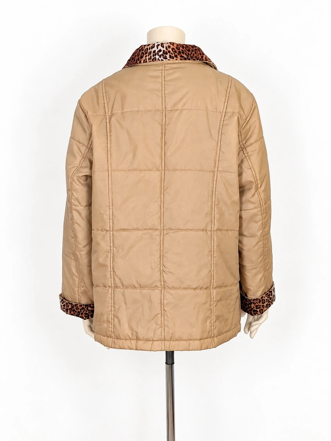 Giubbino donna Lady's Collection beige con dettagli maculati - foto 2