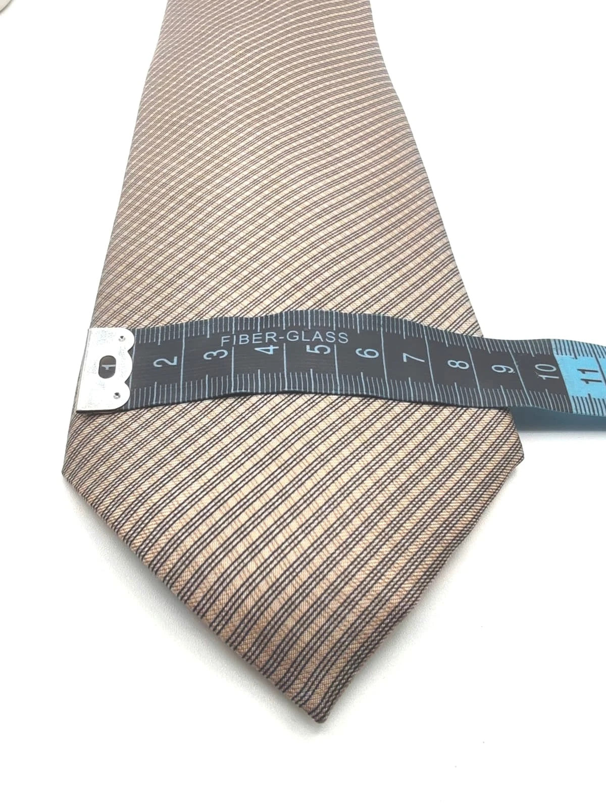 Cravatta Andrew’s Ties in seta marrone chiaro - foto 4