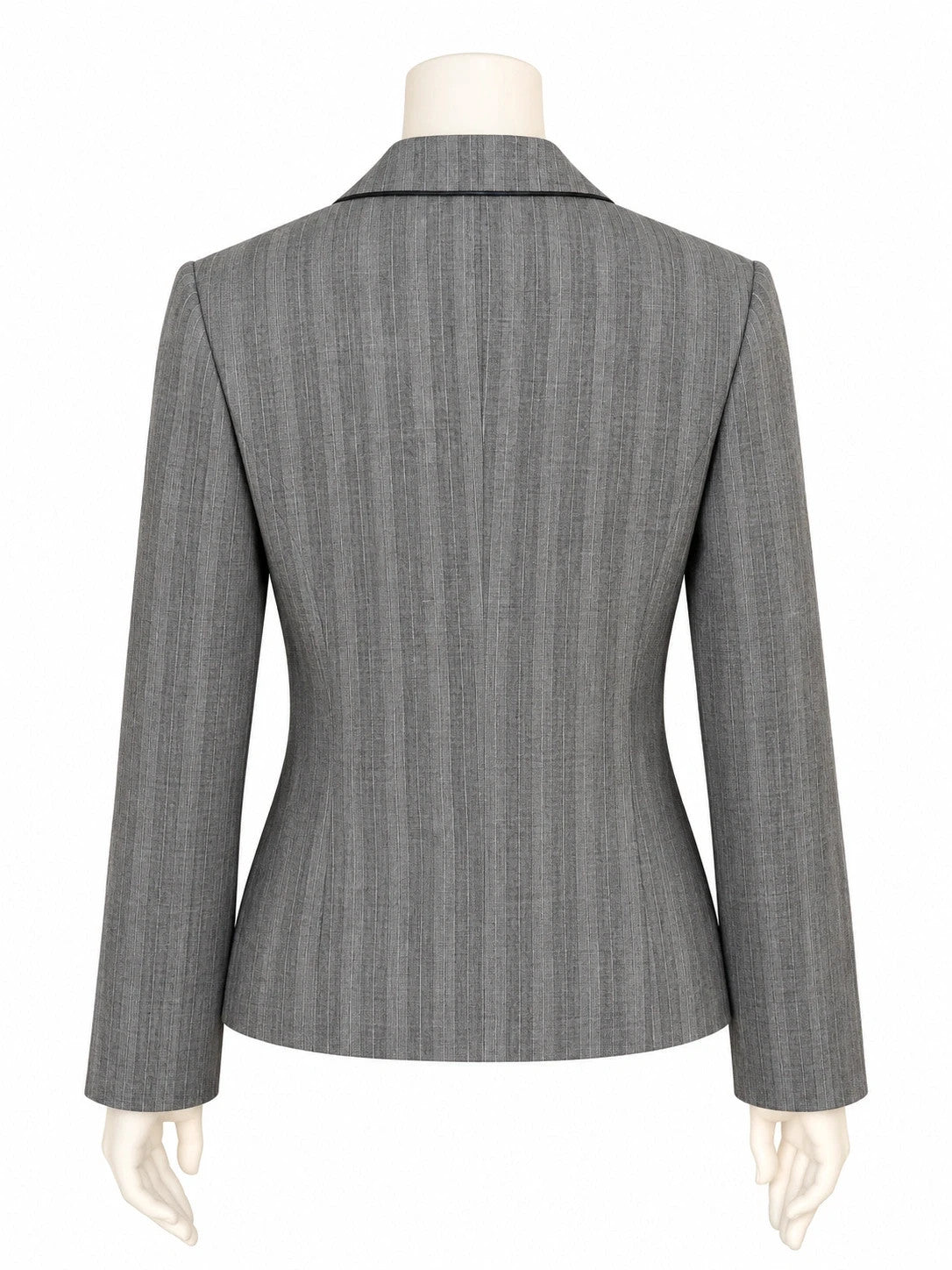 Blazer donna Taifun grigio gessato - foto 2
