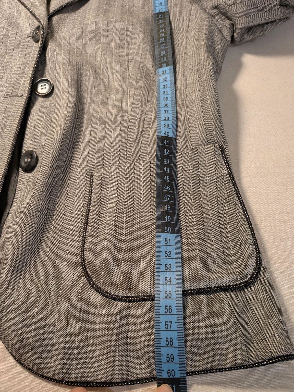 Blazer donna Taifun grigio gessato - foto 6