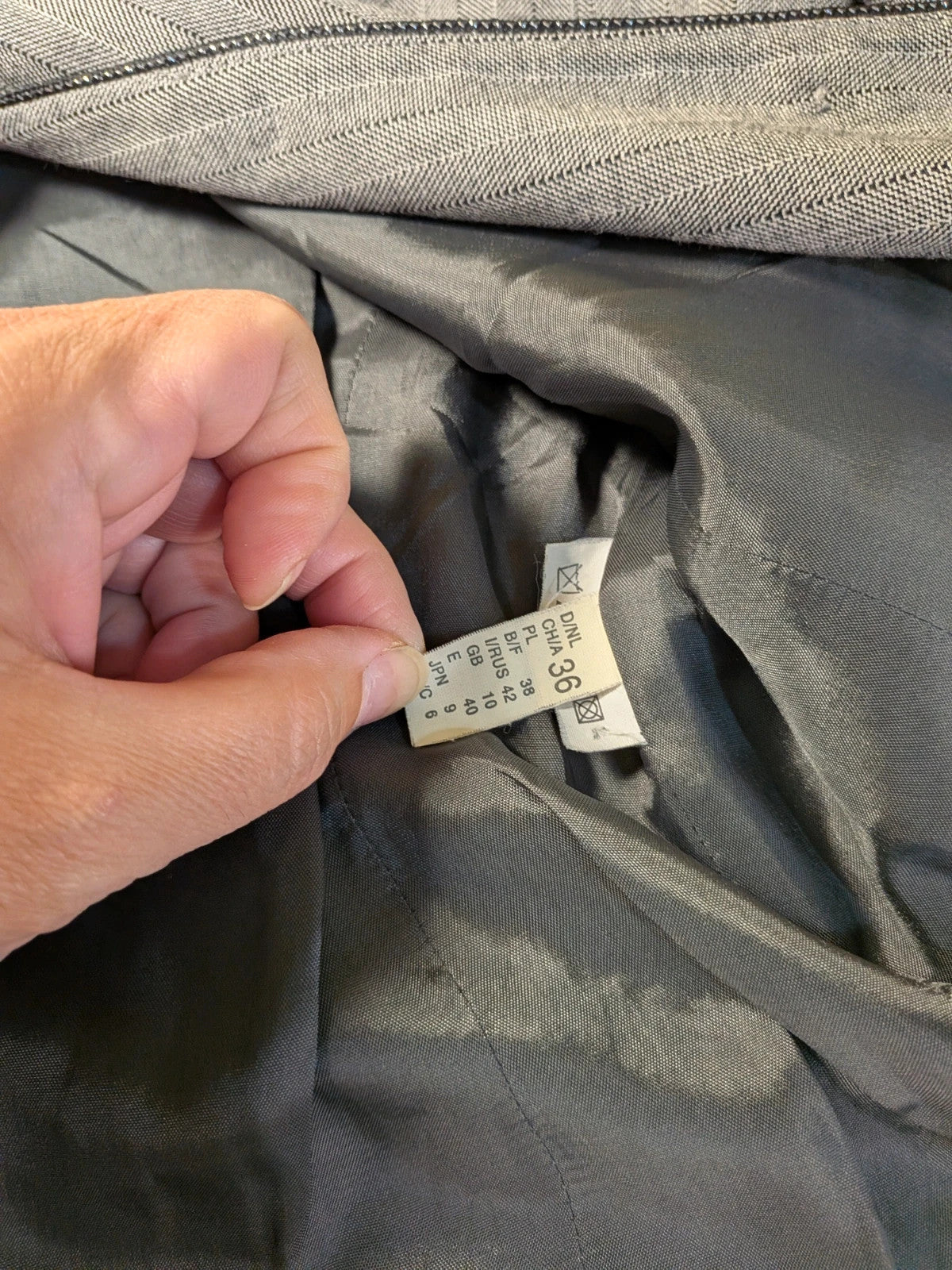 Blazer donna Taifun grigio gessato - foto 9