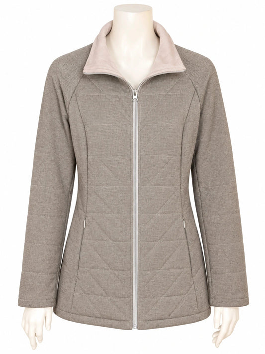 Giacca in pile donna The North Face grigio tortora - foto 1