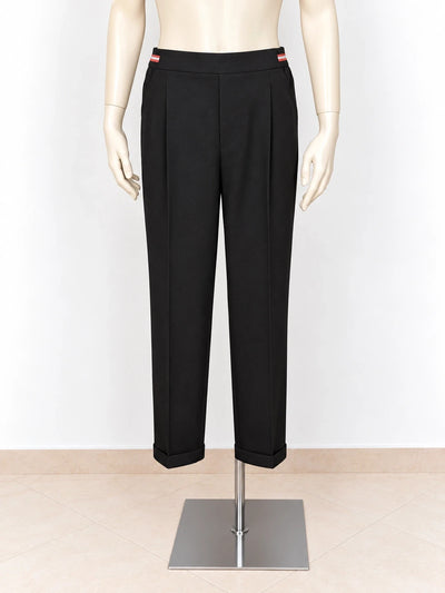 Pantaloni donna Zara Trafaluc neri – Elastico in vita e risvolto – Tg. L