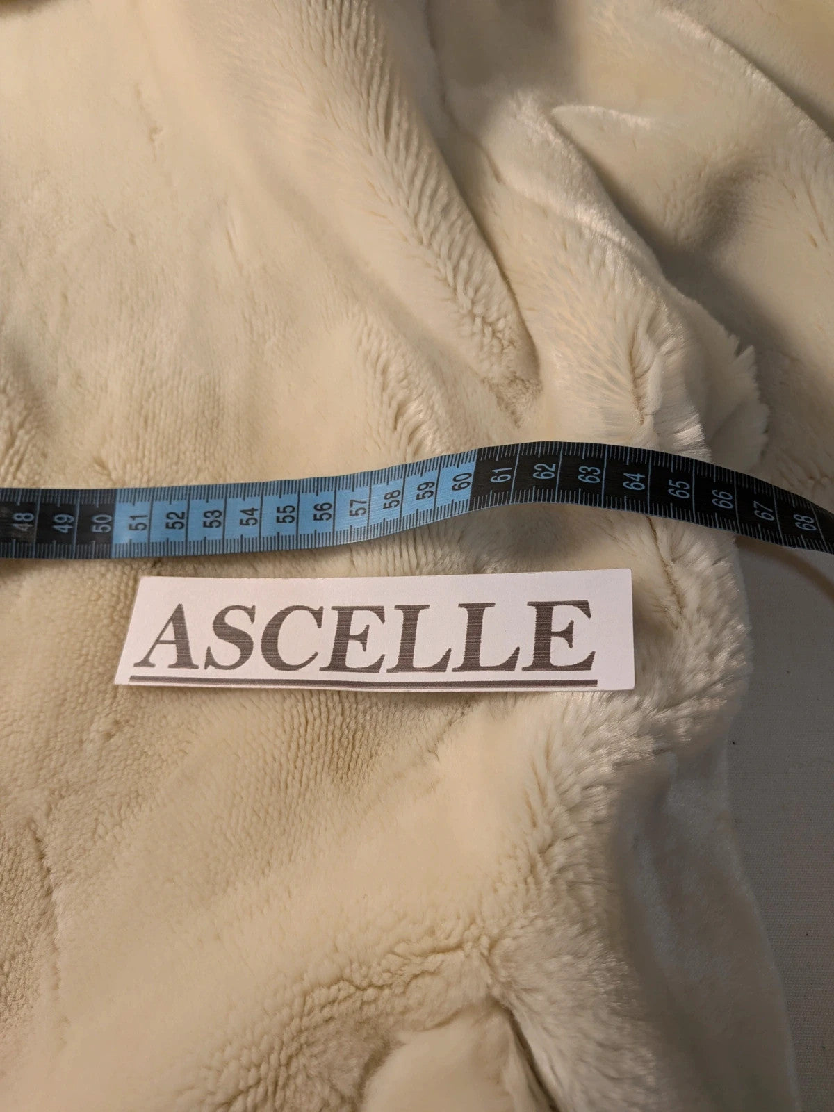 Cappotto donna Rossi in ecopelliccia panna - foto 7