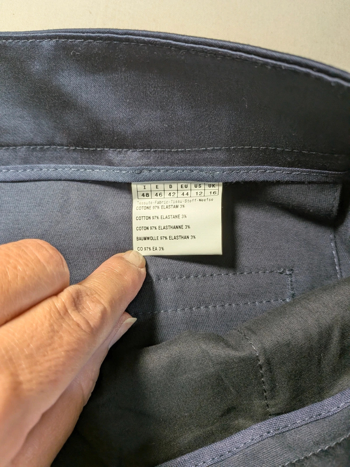 Completo donna Index blusa viola e pantalone sartoriale - foto 4