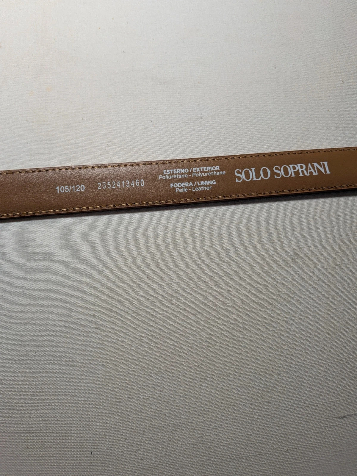 Cintura Solo Soprani marrone monogram - foto 7