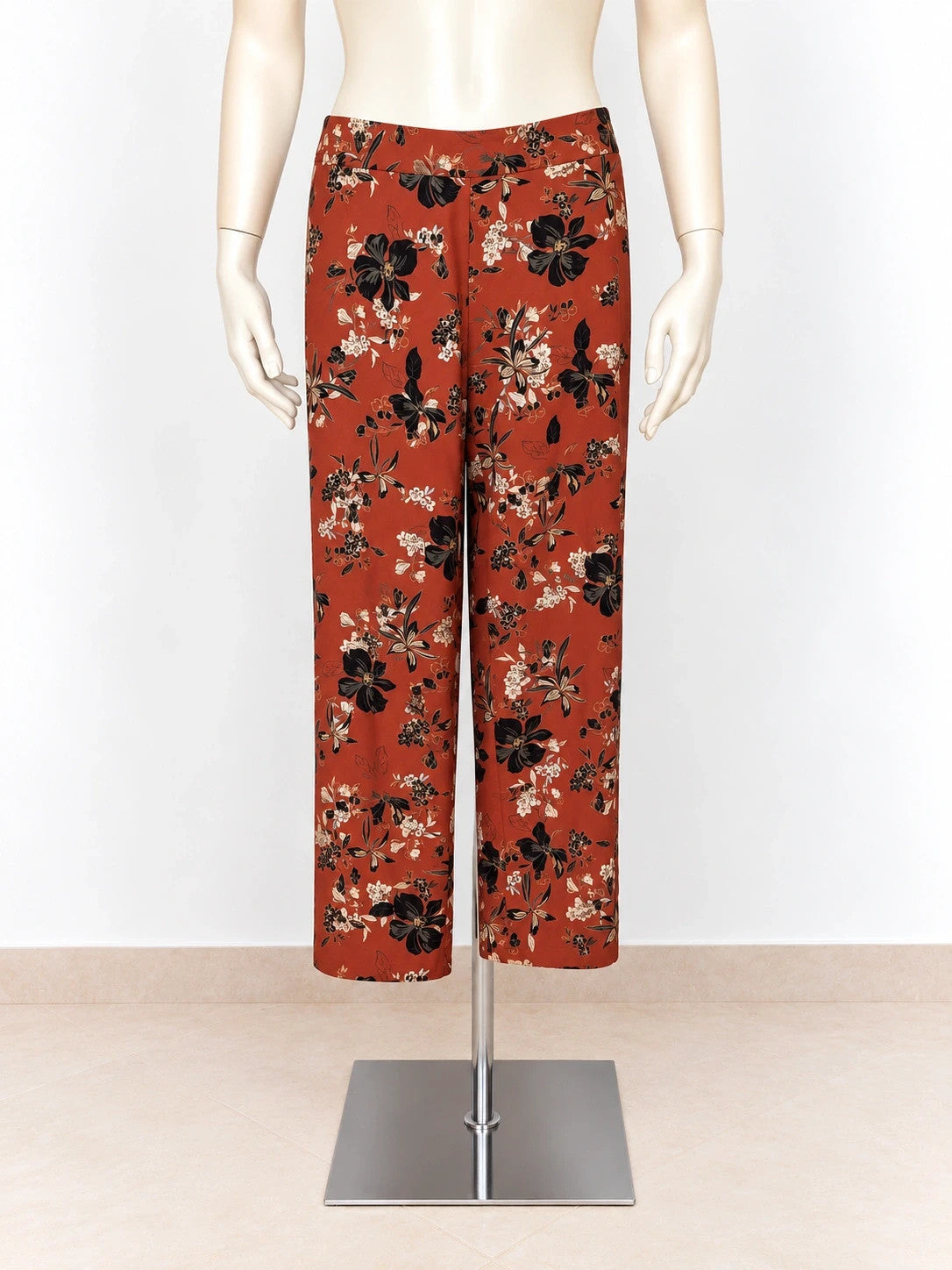 Pantaloni donna Veronica a gamba larga floreali - foto 1