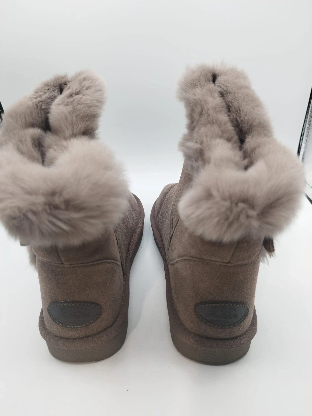 Stivaletti donna Cotton Belt taupe - foto 2