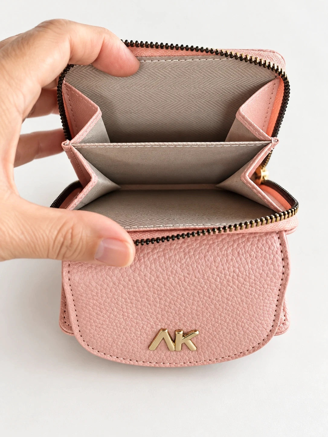 Portafoglio donna Anne Klein rosa cipria - foto 3