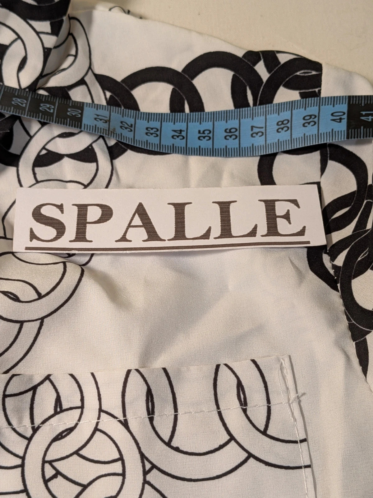 Camicia donna con stampa a catene - foto 4