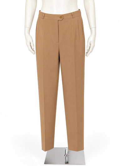 Pantaloni donna Gerry Weber cammello – Gamba dritta con piega – Tg. 44