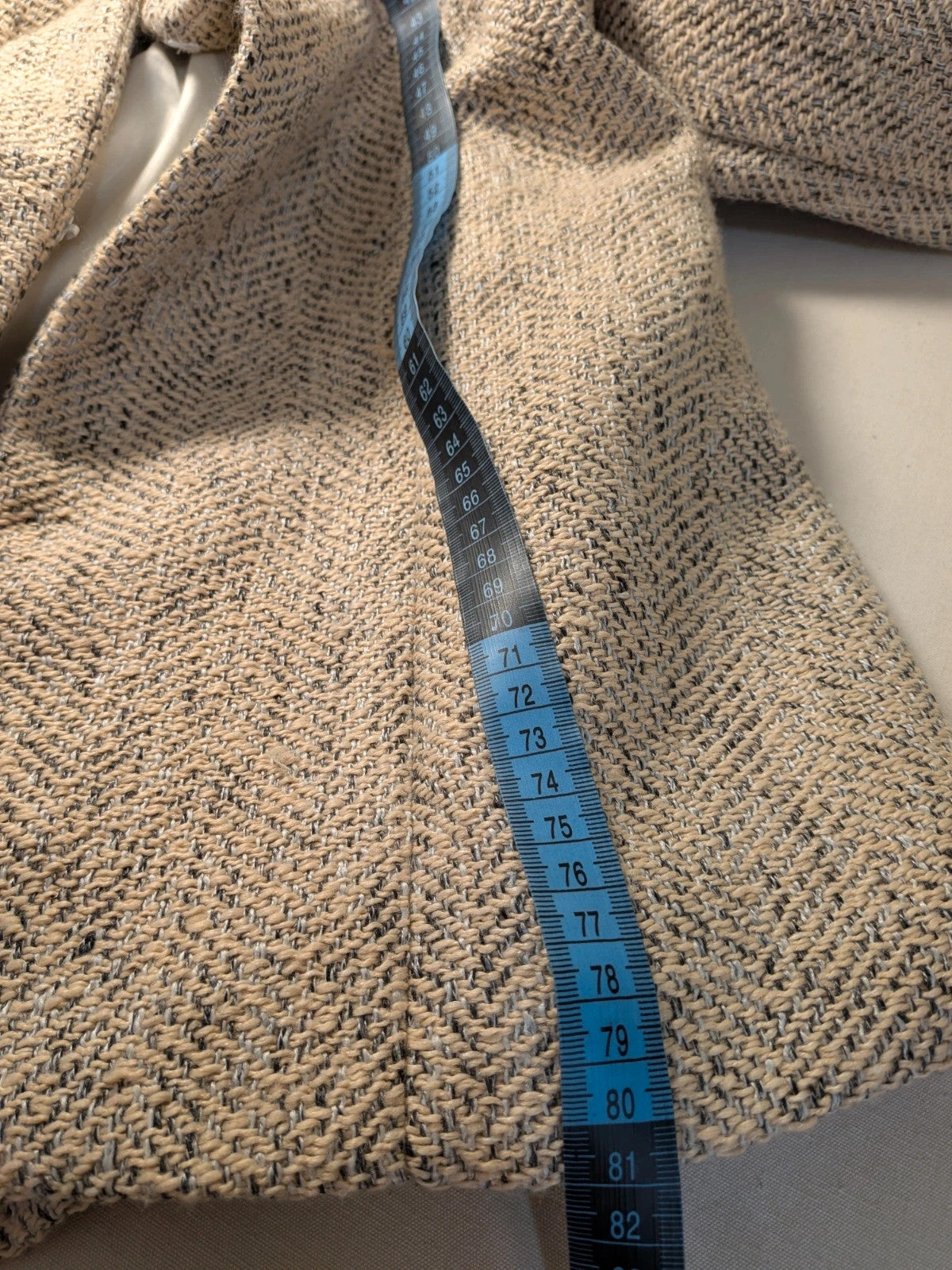 Cappotto donna Shein spolverino in tweed beige e nero - foto 4