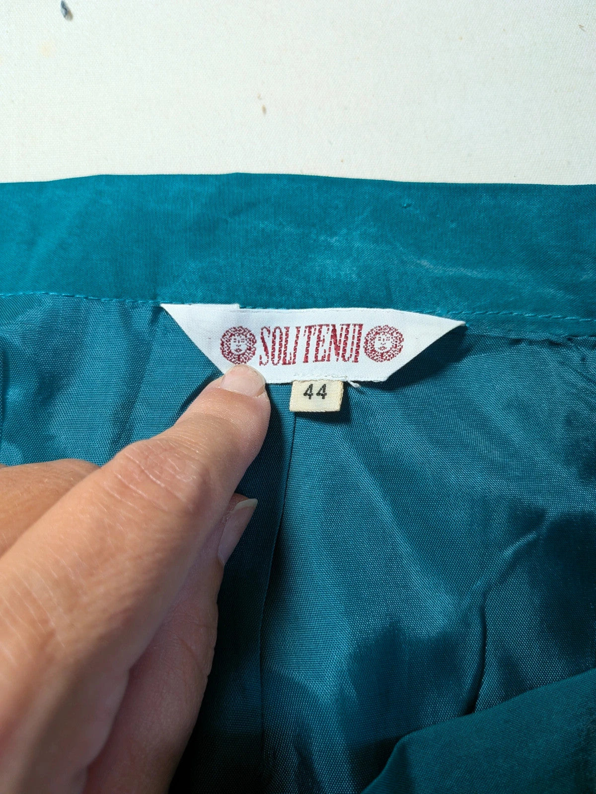Tailleur donna Solitenui verde ottanio con giacca e gonna - foto 8