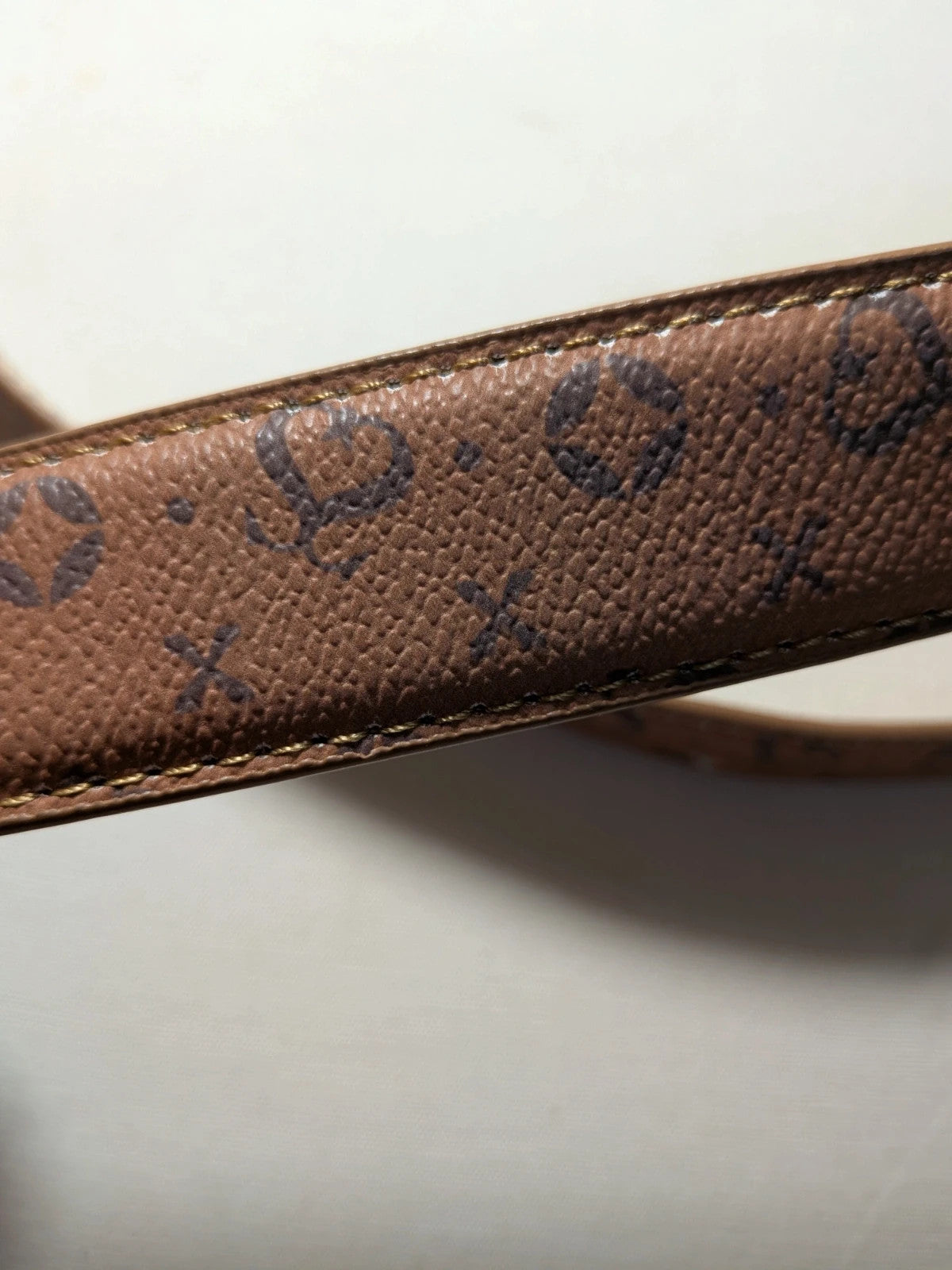 Cintura Solo Soprani marrone monogram - foto 6