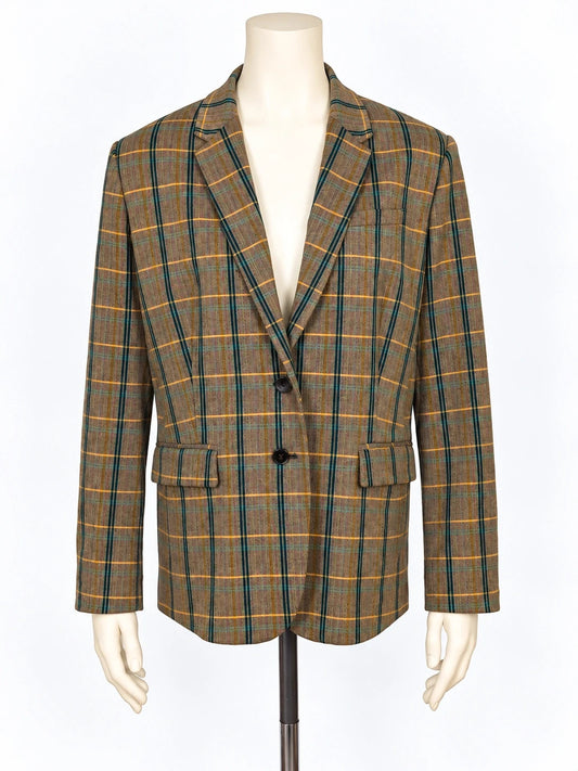 Blazer donna United Colors of Benetton a quadri beige - foto 1