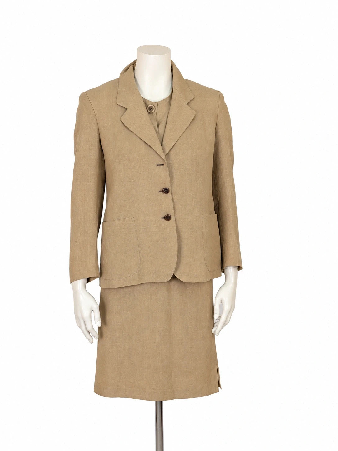 Tailleur donna vintage beige - foto 3