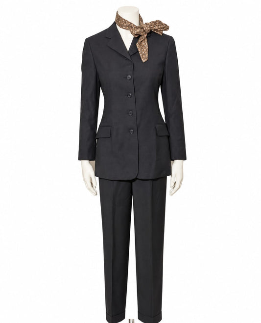 Tailleur donna vintage Synthesis Femme (Pino Pirola) in 100% pura lana – Tg. 40