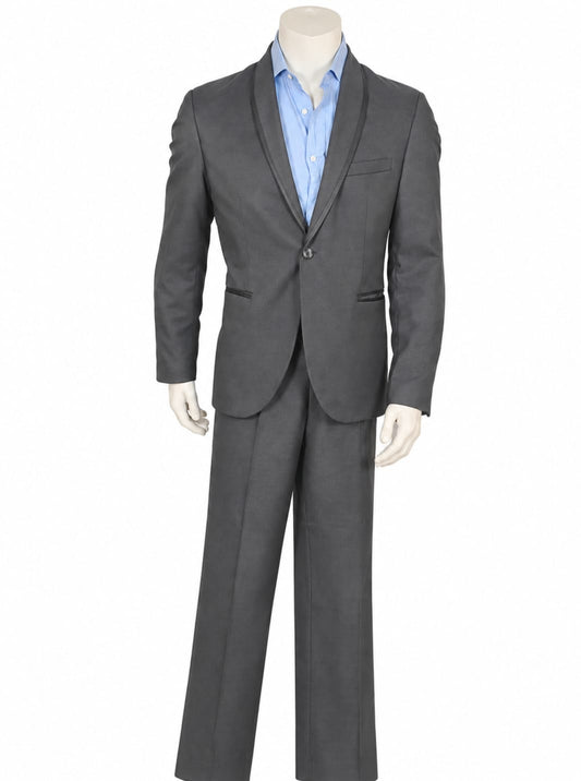 Completo Uomo Elegante Made in Italy Taglia 50 blu Smoking Cerimonia Sartoriale
