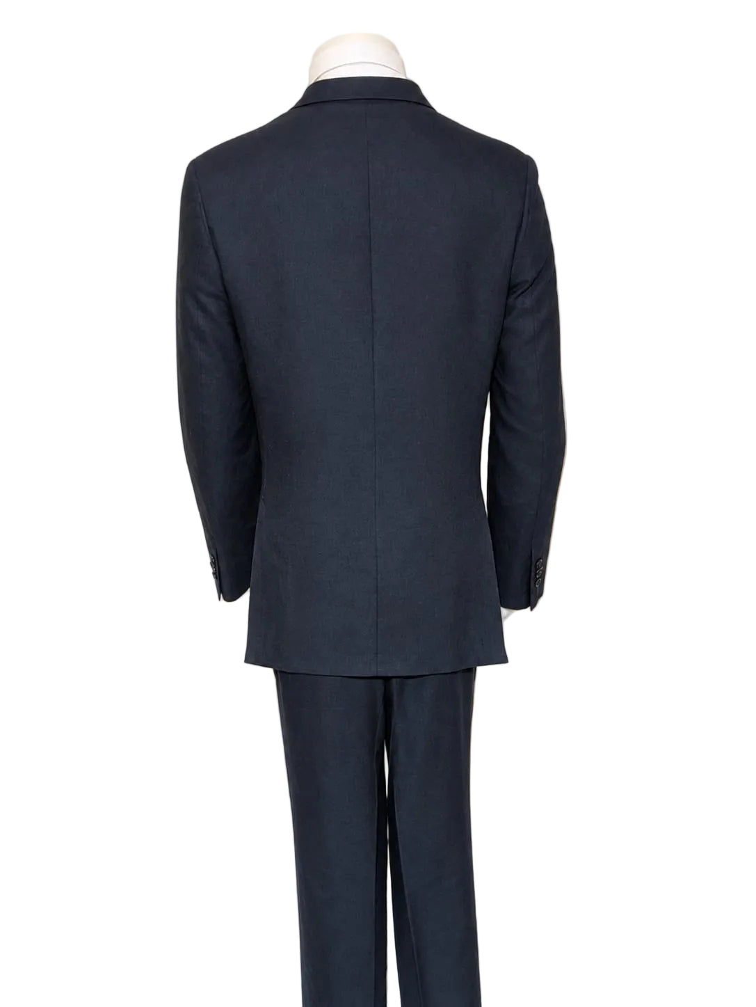 Abito uomo Incom blu navy in 100% lino, giacca e pantalone