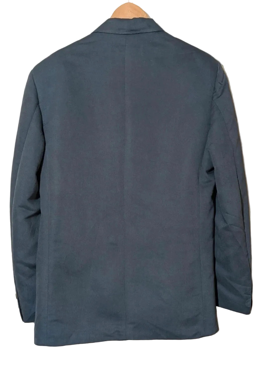 Abito completo uomo blu navy in seta e lana – Made in Italy – Tg. 48 (M)