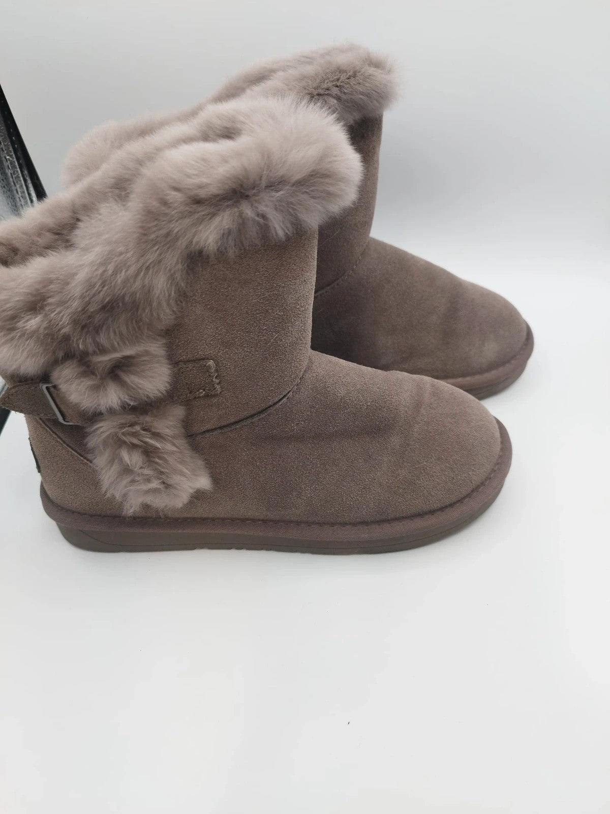 Stivaletti donna Cotton Belt taupe - foto 4
