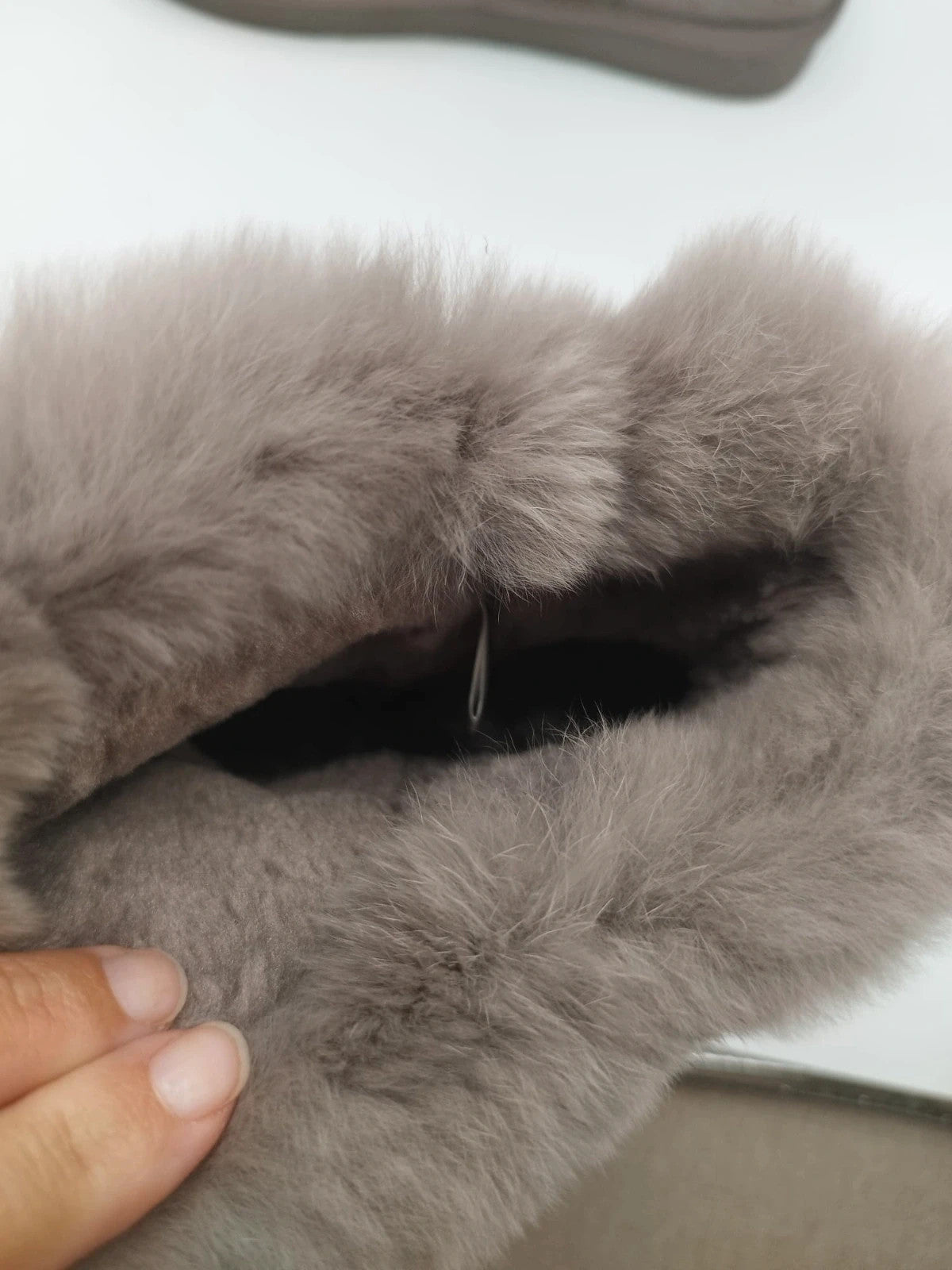 Stivaletti donna Cotton Belt taupe - foto 7