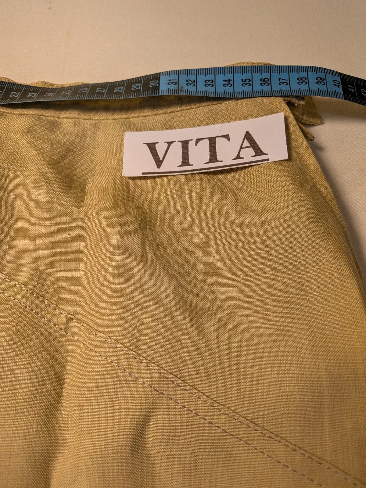 Tailleur donna vintage beige - foto 11