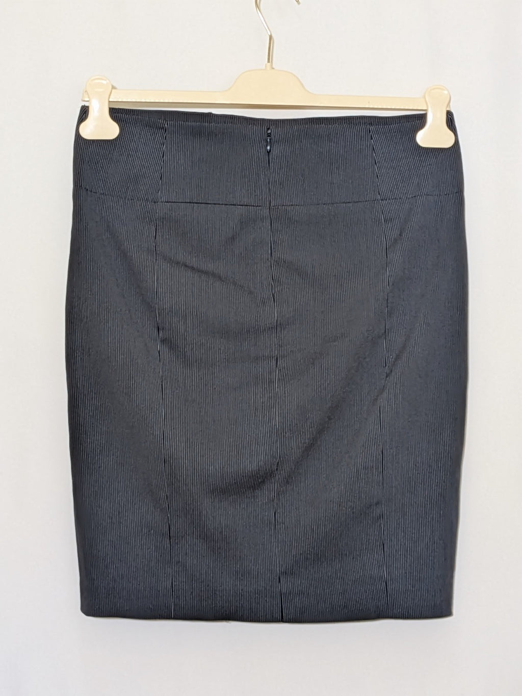 Tailleur Vintage Donna MANGO Suit Grigio Antracite Gessato completo Tg 40 24