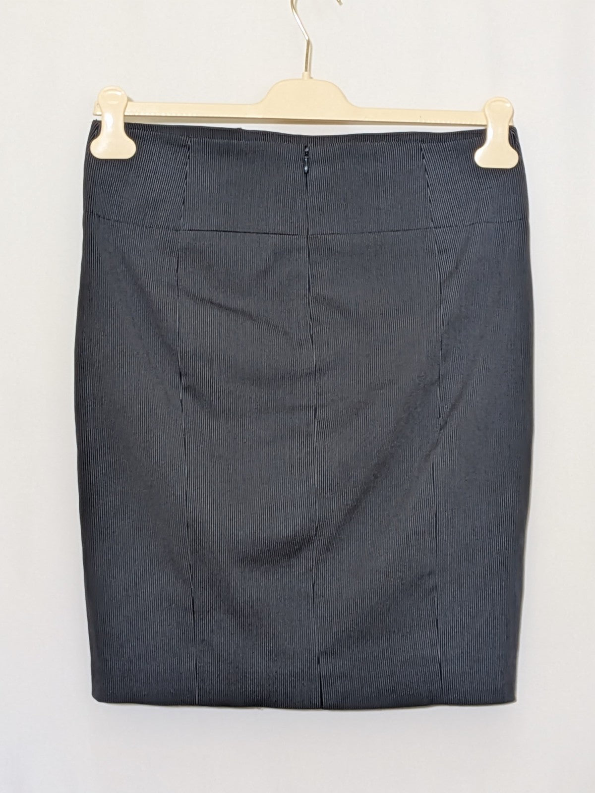 Tailleur Vintage Donna MANGO Suit Grigio Antracite Gessato completo Tg 40 24
