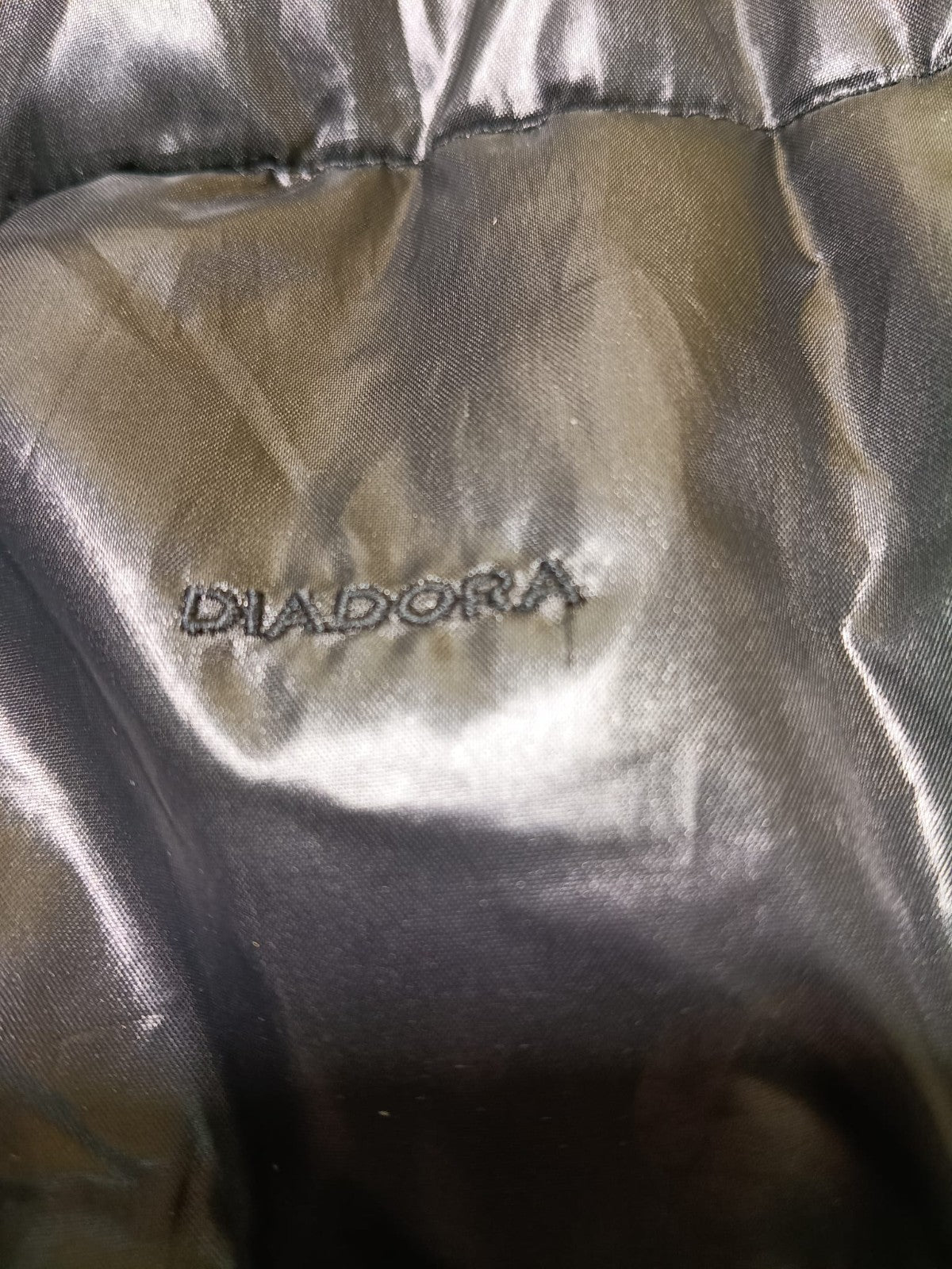 Piumino Uomo DIADORA Taglia 52 - Giacca Invernale Nero Casual Sportivo