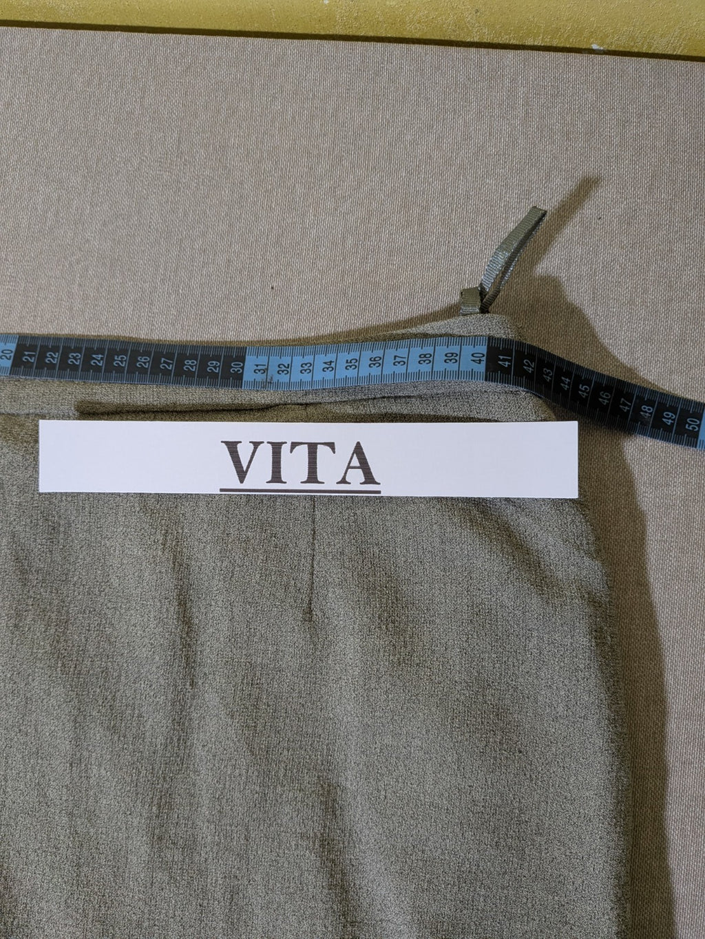 Tailleur Vintage GIL BRET Lana Viscosa Grigio Completo Giacca Gonna Donna Tg 46