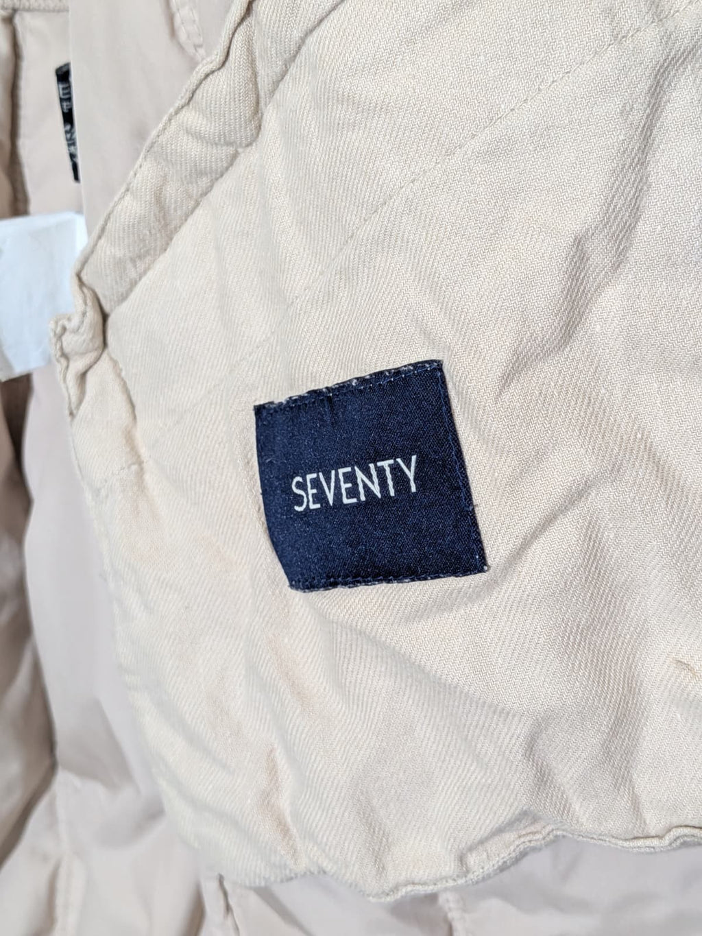 Piumino Donna Vintage Beige Lungo Parka Caldo Invernale Casual Giacca Taglia 40