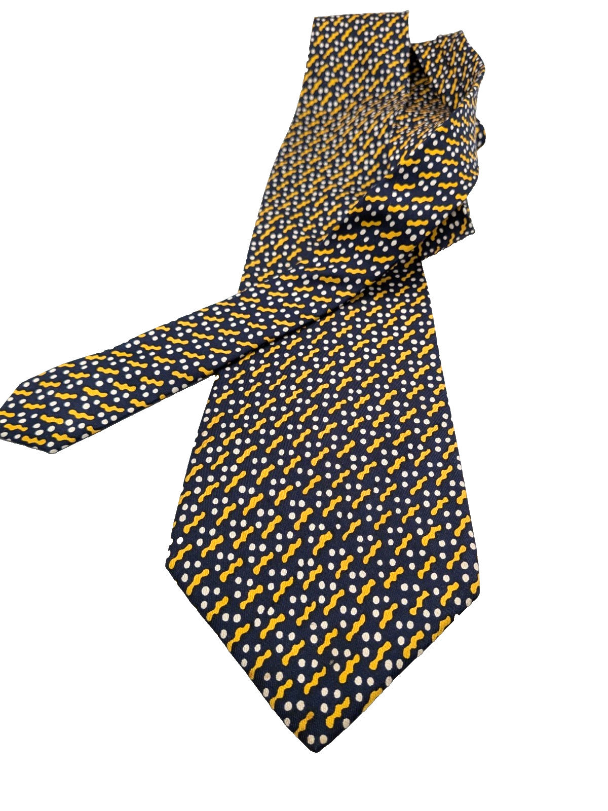 Cravatta Vintage Jacques Esterel Paris 100% Seta Anni 60 70 Collector Luxury