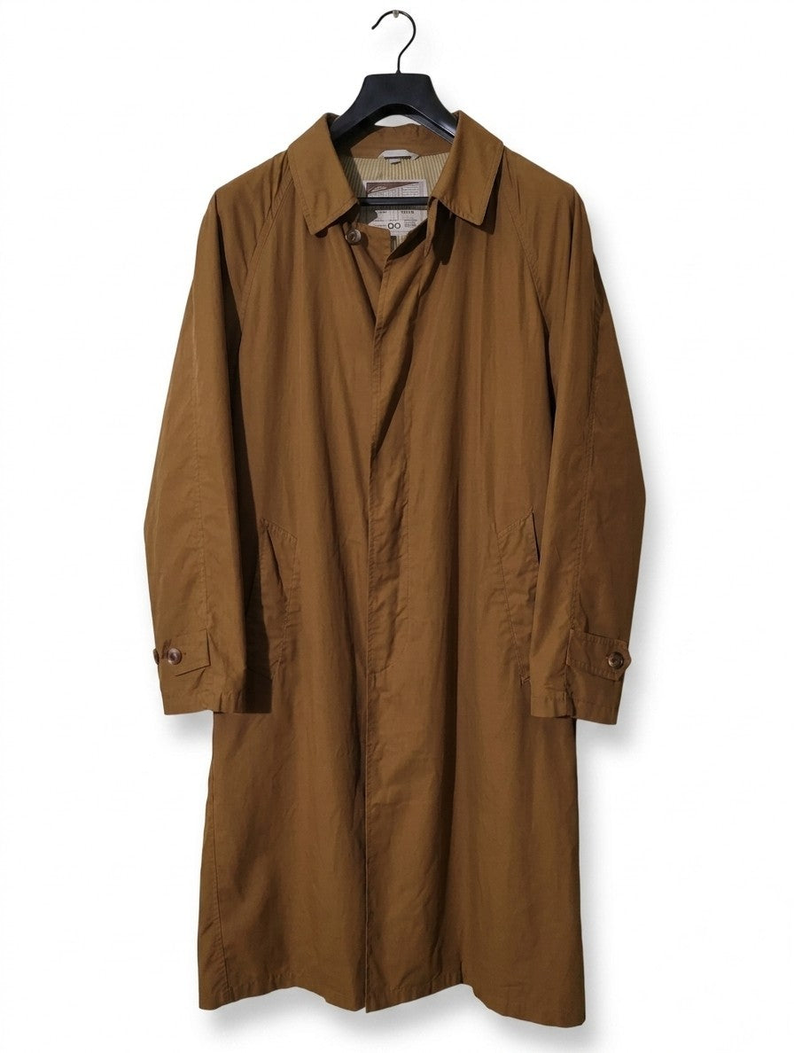 Trench Vintage CIAO GMF 1957 Uomo Cotone Tabacco Taglia 46 Made in Italy Classic
