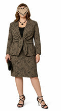 Tailleur Donna L'Officina della Moda Gonna Elegante Made in Italy Luxury Sartori