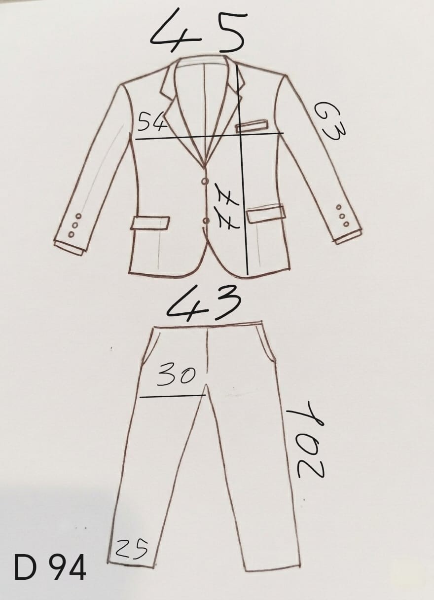 Abito Uomo Vintage Sartoria Lazzarin Milano 1977 Pura Lana Fatto a Mano Bespoke