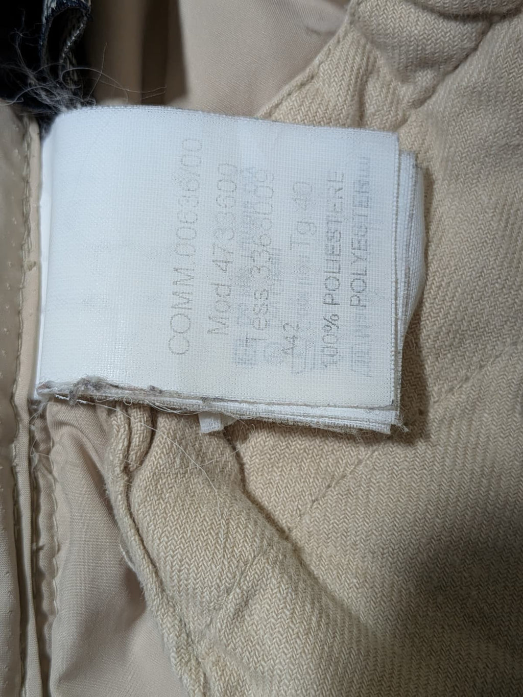 Piumino Donna Vintage Beige Lungo Parka Caldo Invernale Casual Giacca Taglia 40