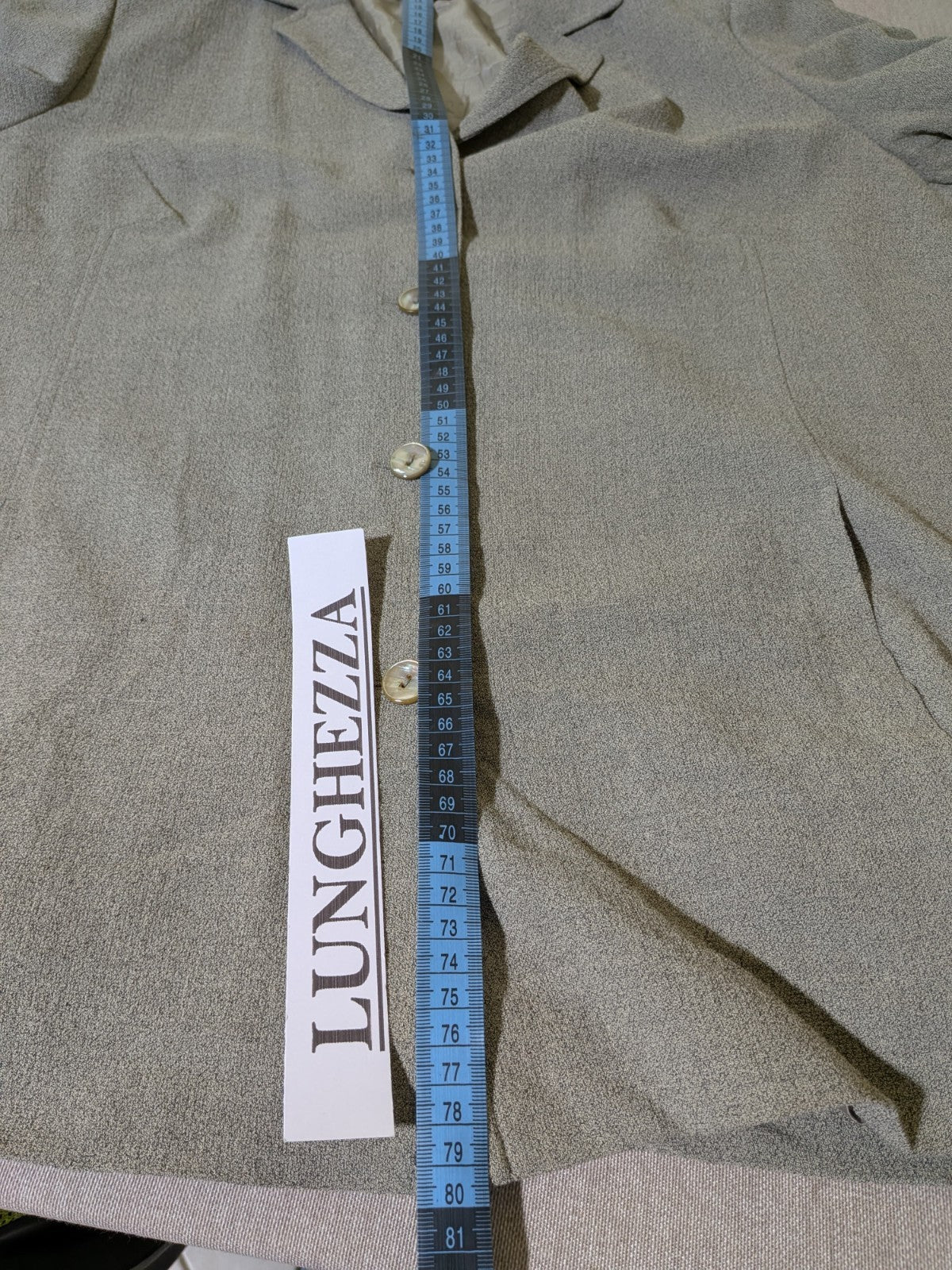 Tailleur Vintage GIL BRET Lana Viscosa Grigio Completo Giacca Gonna Donna Tg 46