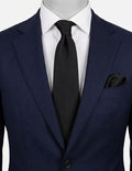 Uomo blue necktie Creazioni Tre Fi diagonal stripe pattern elegant design