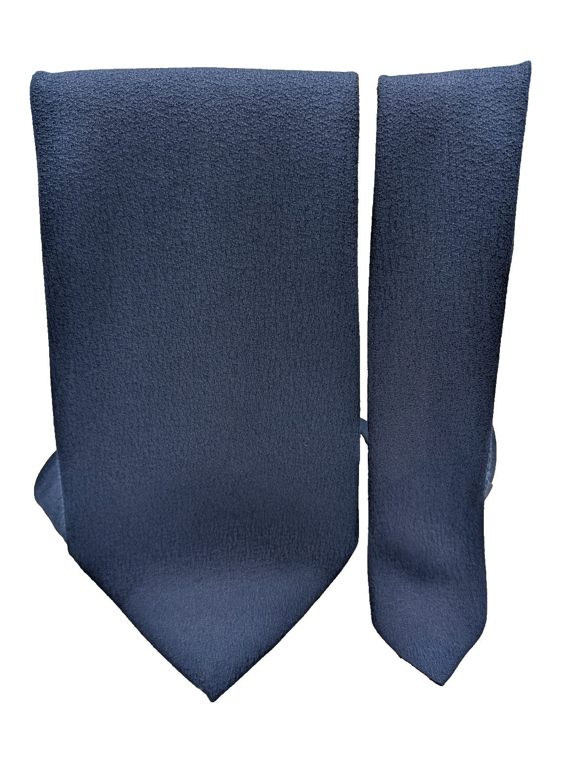 Cravatta uomo blu navy tinta unita - foto 2