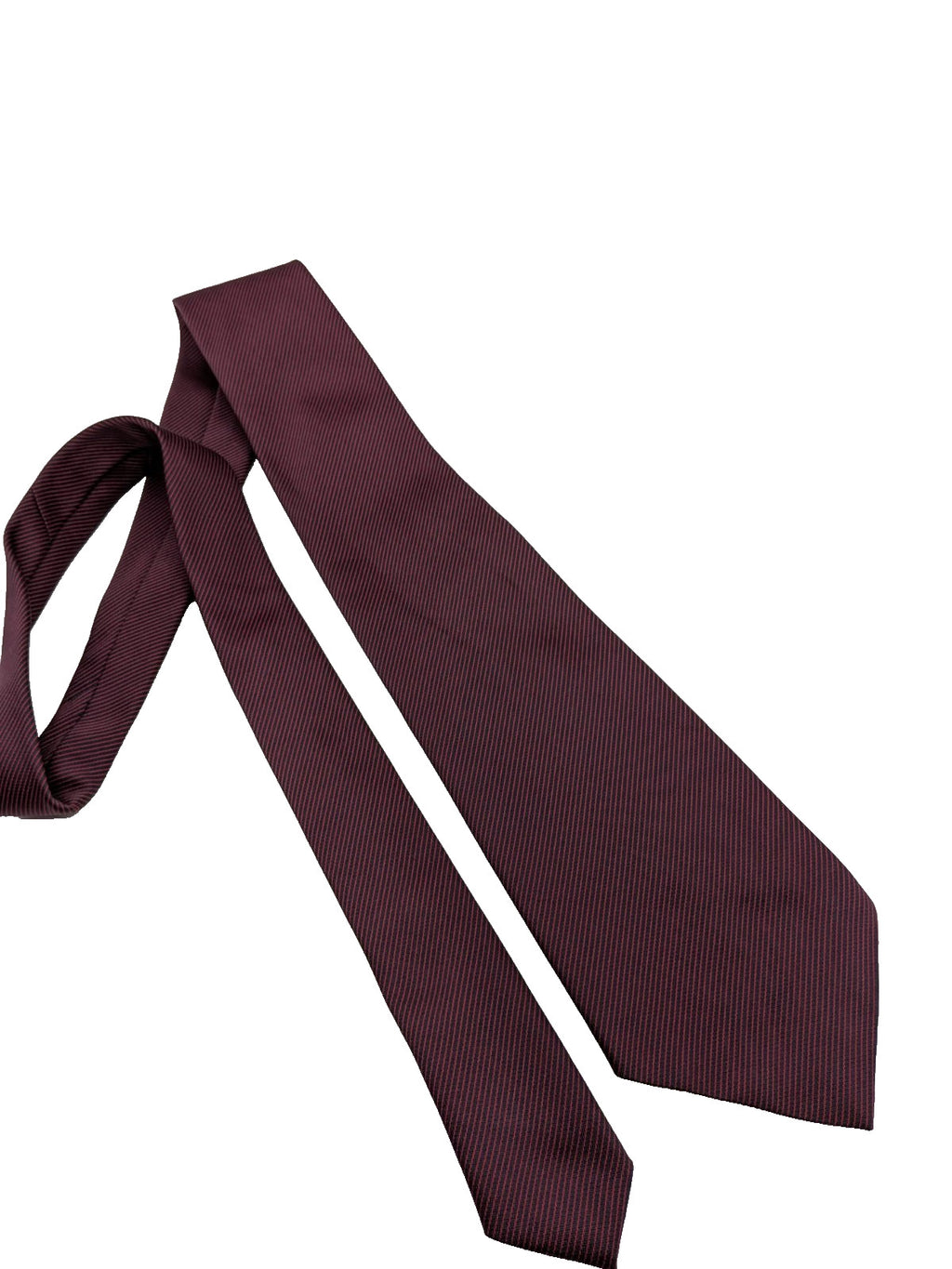 Cravatta Scarpati Uomo Bordeaux Blu Righe Diagonali 100% Poliestere Made in Ita